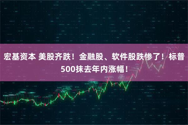 宏基资本 美股齐跌！金融股、软件股跌惨了！标普500抹去年内涨幅！