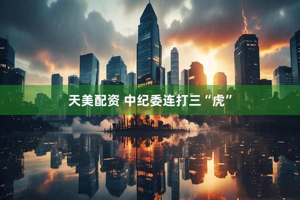 天美配资 中纪委连打三“虎”