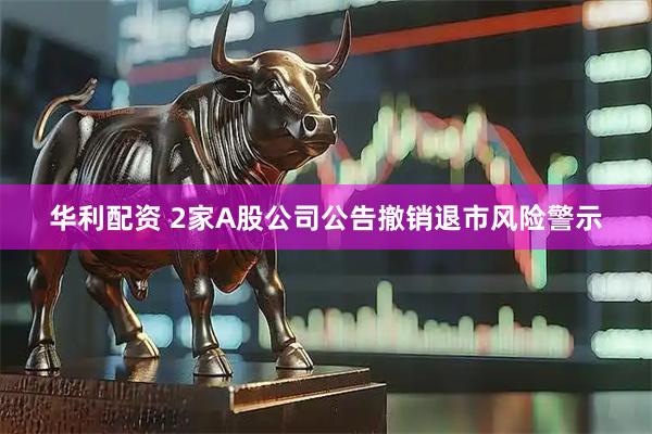华利配资 2家A股公司公告撤销退市风险警示